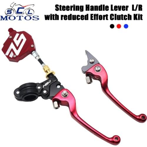 Sclmotos- Easy Pull Clutch Lever System With ASV Handle Lever For Kawasaki Z750 Z900 NINJA Z1000 For Ducati Scrambler Triumph