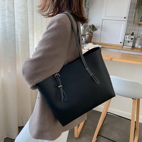 SMOOZA Fashion Womens Bag 2020 Womens PU Leather Handbags Luxury Lady Hand Bags Purse Pocket Women Composite BagTote Sac Bols