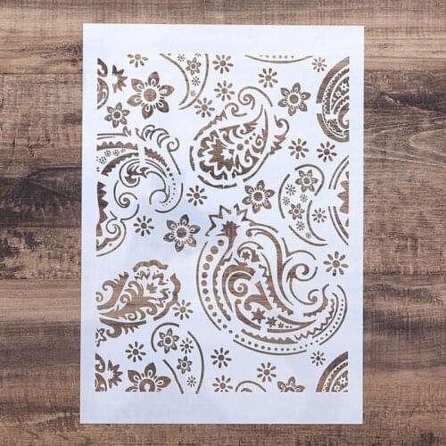 A4 A3 A2 Size DIY Craft Mandala Stencil for Wall Painting Scrapbooking Stamping Stamp Album DecorEmbossing Paper Card