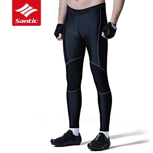 Santic 2021 Pro Cycling Pants Men Quick Dry Breathable Coolmax 4D Pad Shockproof Spring Summer Anti-pilling Bike Tights