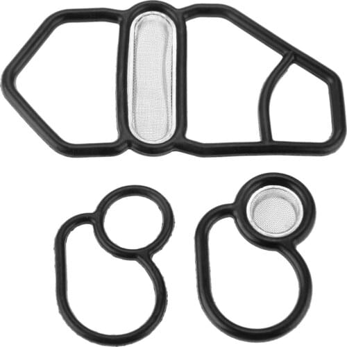 Yetaha 3pcs Solenoid Spool Valve Gaskets Filter For Honda/Civic DEL SOL VTEC System 15825-P08-005 36172-P08-005 36172-P08-015