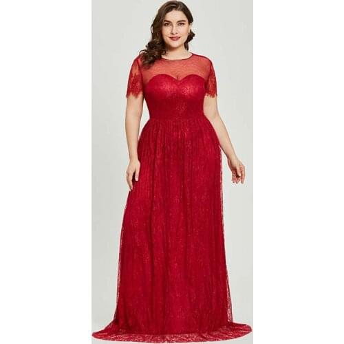 Tanpell backless evening dress black scoop neck short sleeves floor length a line gown women lace long formal evening dresses