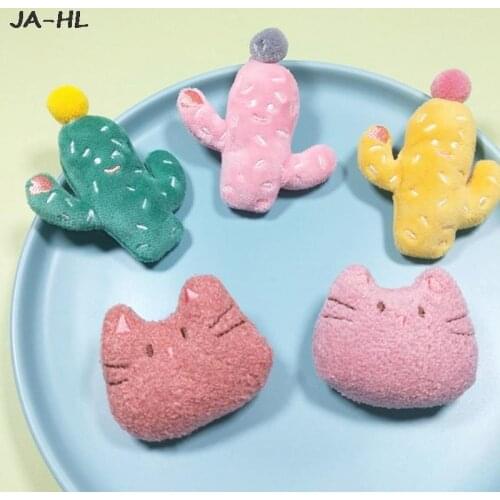 1pc Vegetable cactus carrot Kiwi Squeak Toy Sounding Puppy Dog Chew Toy Fruit for Cat Pets Plush pineapple toys