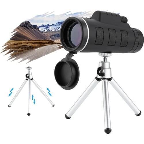 40X60 Zoom Optical Lens Professional Monocular Telescope Compass Tripod Universal for Phone binoculars night vision telescope