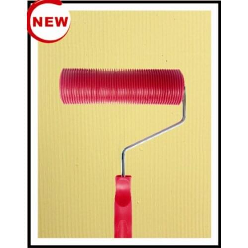 7" Rubber Roller Embossed Texture Pattern Paint Roller Home Decoration Paint Brush Background Wall Tool 7 Inch