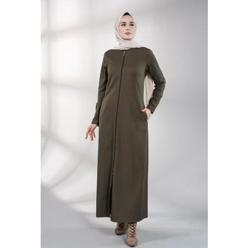 Minahill Khaki Abaya 2213-03