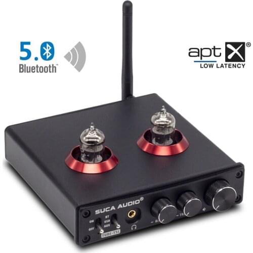 Bluetooth 5.0 Tube Amplifier APTX LL Bile Preamp NE5532 HIFI Audio Preamplifier Equalizer Tone Control Pre Amp 24bit/192kHz