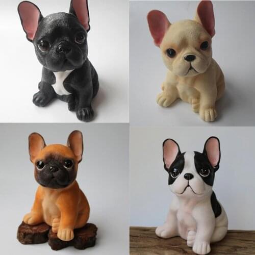 Creative French bulldog Decoration Car Ornaments Auto Interior Accessories Decoration Birthday Gift Home Decor