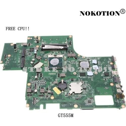 Nokotion MBRJ206001 DA0ZYGMB8E0 Main board For Acer Aspire 8951G Laptop Motherboard GT555M Free CPU