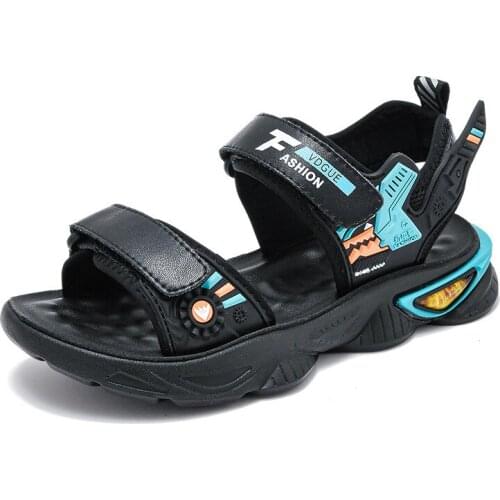 Non-Slip Boys Sandals Soft Bottom Children Beach Shoes Fashion Sports Casual For Little & Big Kids Size 26-37