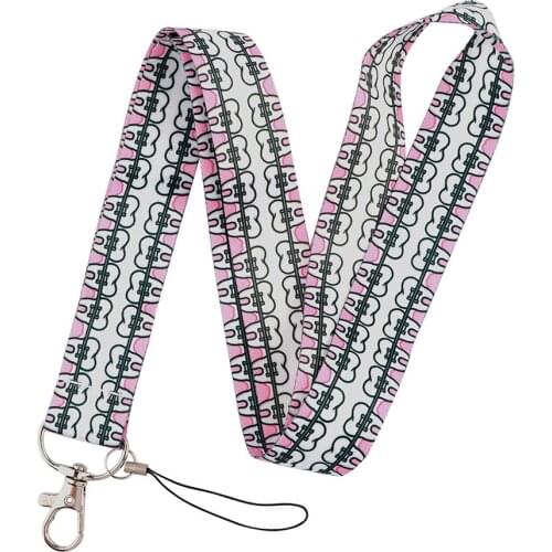 2021 New Design 1 Piece High Quality Nurse Dentist Doctor ID Card Badge Holder Unique Keychains Neck Lanyard Mobile Phone Strap