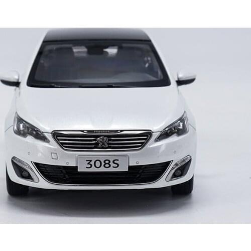 Original Authorized Authentic 1:18 Peugeot 308s 2015 Hatchback Alloy Diecast Metal Car Model Classic Toys Car Model for Gift