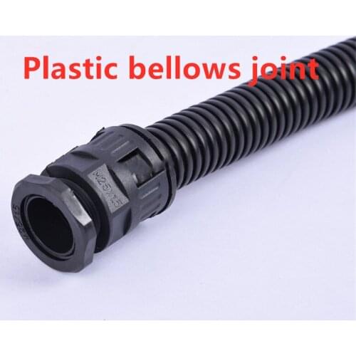Plastic corrugated pipe joints / hose straight plug joints / Pa hose joints / corrugated pipe quick joints