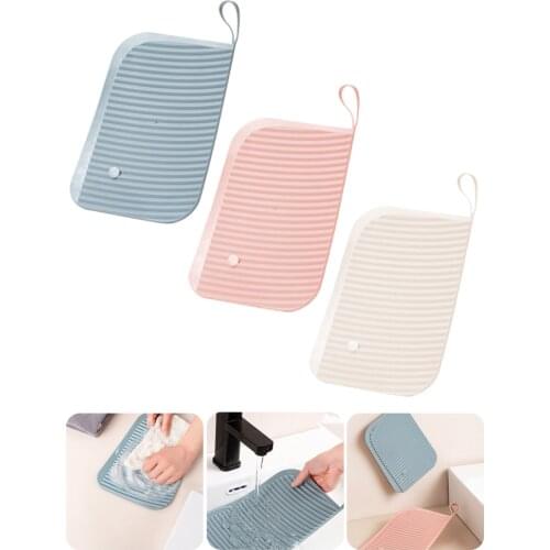 Portable Underwear Socks Washboard Baby Outfits Laundry Tool Mini Antislip Laundry Accessories Bathroom Clothes Cleaning Tools
