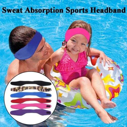 Swimming Headband Adjustable Surfing Headband Ear Headband Ears Protection Hair Band For Kids Adult Swimming Accessories #W5