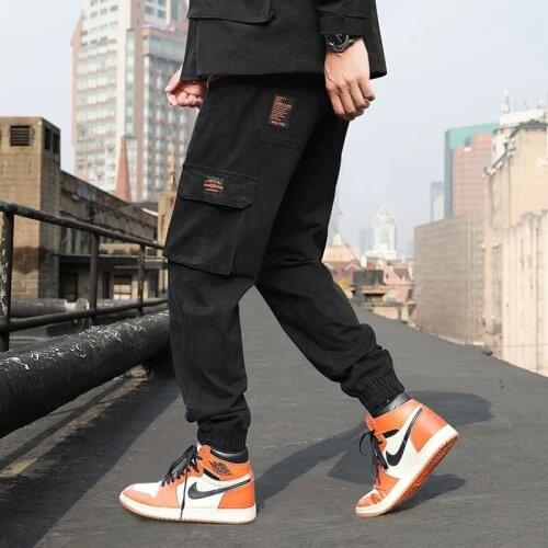 2021 Summer Joggers Hip Hip Pant Star Print Men Harajuku Sweatpant Streetwear Fashion Casual Track Pants Sweat Trousers White