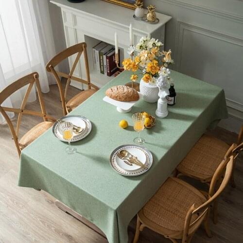 Nordic INS Wind Small Fresh Pure Color Tablecloth Modern Minimalist Rectangular TV Cabinet Coffee Table Cover Towel Tablecloth