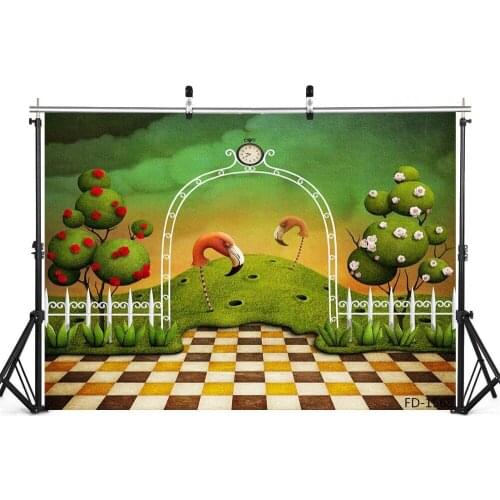 Fairy Tale Photography Background Cartoon Backdrop Portrait For Photo Booth Vinyl Cloth Computer Printed Backdrops Photo Studio