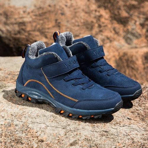 Hiking Shoes Winter Snow Boots Warm Plush Women Ankle Boots Waterproof Outdoor Non-slip Hiking Boots Free Shipping Sneakers