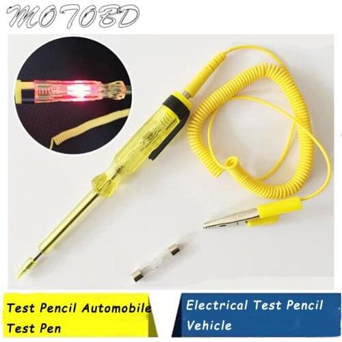 Yellow Test Pencil Automobile Test Pen Measuring Electrical Test Pencil Vehicle Maintenance Hardware Tools