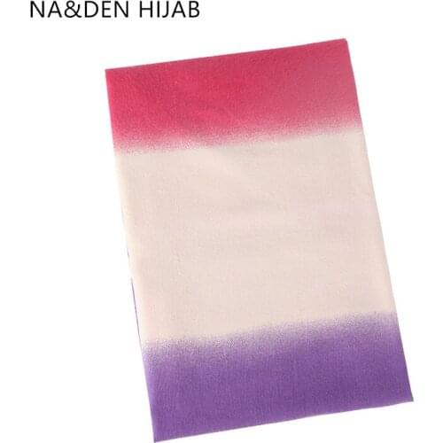 1PCS Fashion Striped winter scarf Muslim hijab Viscose Long muffler Solid shalws Hi-Q lady wraps Islamic bandana Elegant scarves