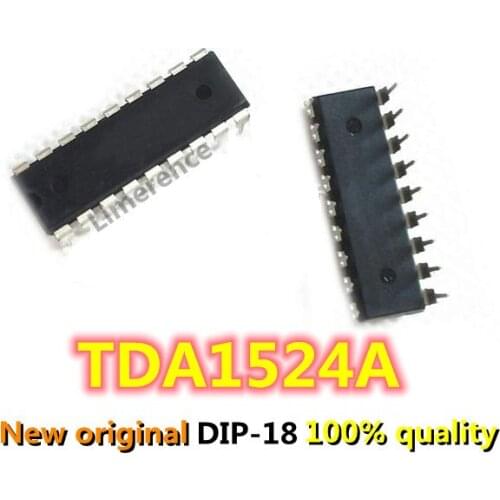 10pcs/lot TDA1524A DIP18 TDA1524 DIP-18 1524A DIP Support recycling all kinds of electronic components