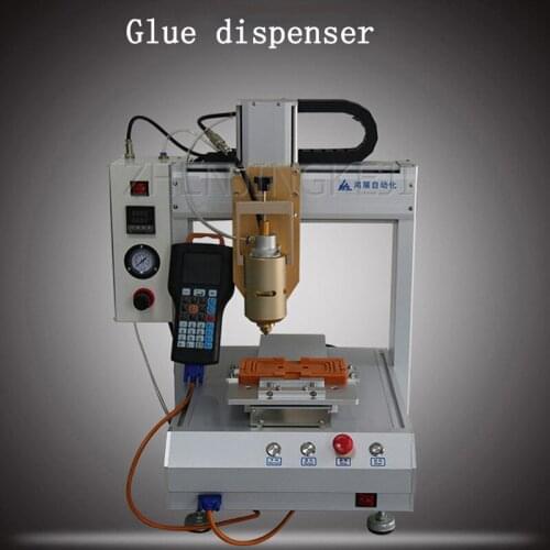 Glue Dispenser Phone Case Fully Automatic Hot Melt Glue Cell Phone Bracket Triaxial Four Axis Dispensing Processing Equipment