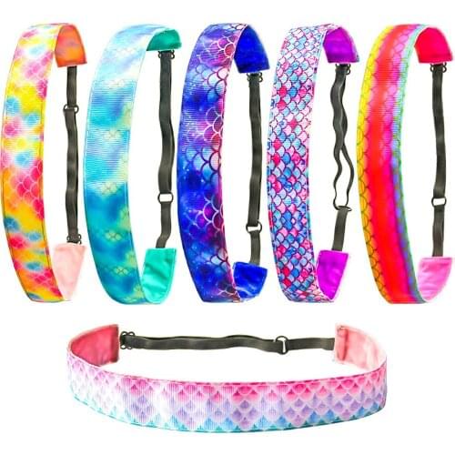 2021 New Fashion Color Does Not Hurt Hair Sweat-absorbent Sports Yoga Elasticity Headband for Women Girl Accessories Headwear