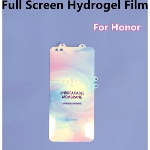 1/2/3pcs Full Cover Hydrogel Film For Honor V40 Screen Protector For Honor V40 Curved Fit TPU Soft HD Hydrogel Film Not Glass
