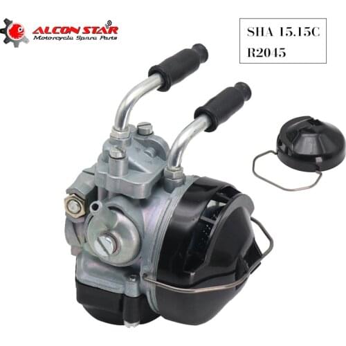 Alconstar-Carburetor 15 for Dellorto SHA 15.15C For PEUGEOT 103 MBK 51 AV10 NEUF 49cc Mini Dirt Pocket Moped Bike