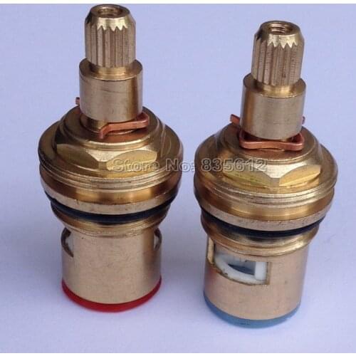 1 Pair High Standard1/2 Ceramic Disc Cartridge Water Mixer Tap Inner Faucet Valve / Faucet Accessory