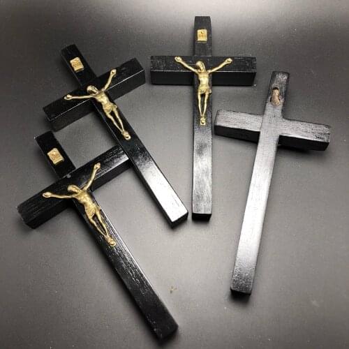 10pcs Christian Wooden Cross Hanging Wall Crucifix
