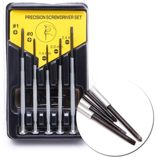 2017 New 5Pcs/Set Precision Screwdriver Micro Jewelers Mini Watchmakers Tools Drop Shipping Support