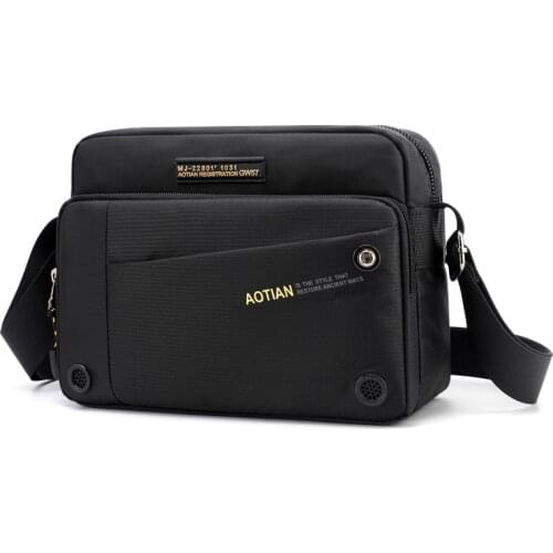 2021 New Male Shoulder Bag Waterproof Nylon Messenger Bag Small Casual Travel Bags High Quality Mens Crossbody Bag