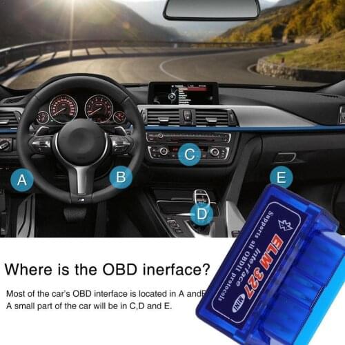New OBD V2.1 V1.5 mini ELM327 OBD2 Bluetooth Auto Scanner 327 For Android Symbian Tool Car Windows 2 Diagnostic ELM OBDII T Z9T8