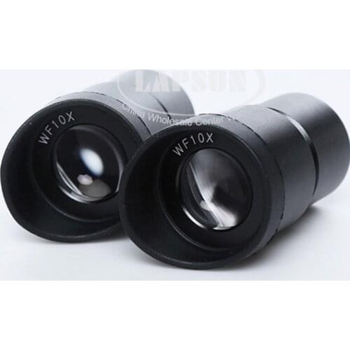1 Pair / 2pcs / Lot Widefield Wide Field WF10X 10X 20mm Eyepiece Lens 30.5mm Eyepieces for Stereo Microscopes WF10X-20-30.5