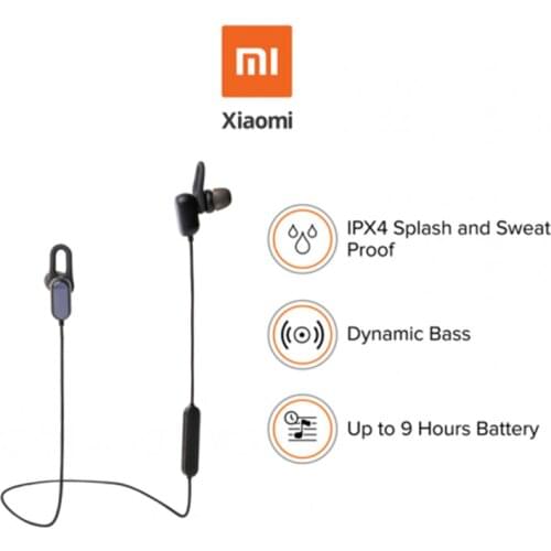 Original Xiaomi Sport Bluetooth Headset Youth Edition Bluetooth 4.1 With Mic Wireless Earphone IPX4 Waterproof