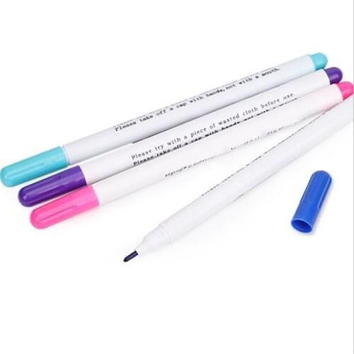 Soluble Cross Stitch Water Erasable PensCross Stitch Point Pen Grommet Ink Fabric Marker Marking Pens DIY Needlework Home Tool