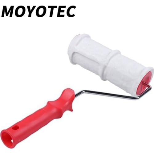 MOYOTEC 8Inch Brick Pattern Paint Roller Household Wall Imitation Brick Roller Art Coating Texture Rolling Flower Rolling