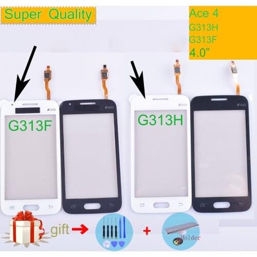 G313 For Samsung Galaxy Ace 4 Ace4 G313 G313H G131F Touch Screen Panel Sensor Digitizer Front Glass Lens Touchscreen NO LCD