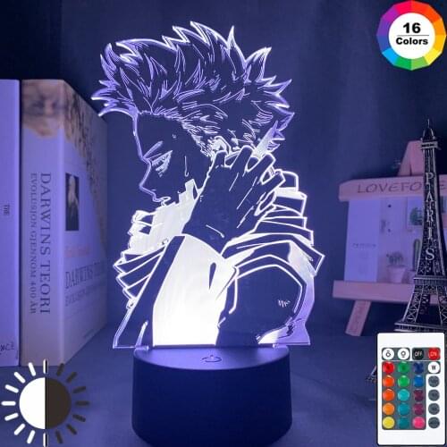 Anime My Hero Academia Led Night Light Hitoshi Shinso Lamp for Bedroom Decor Manga Kids Birthday Gift Hitoshi Small Lamp Gadget
