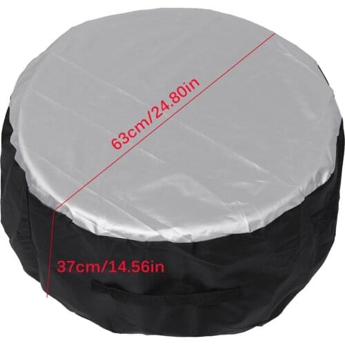 Universal 4Pcs 13-19 16-20inch Car SUV Tire Cover Case Spare Tire Wheel Bag Tyre Spare Storage Tote Polyester Oxford Cloth