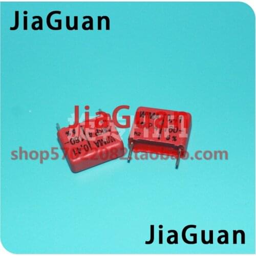 10PCS RED WIMA MKP4 0.41UF 160V PCM15 original new MKP-4 414/160V P15mm audio 414 hot sale 0.41uf/160v 410NF