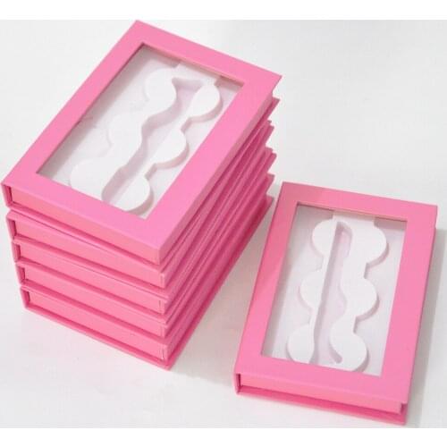 10/pack Wholesale 3pairs of 3D Lash Boxe Packaging Eyelashes Box Package Custom Logo Faux Cils Fake Strip Empty Makeup Case Bulk