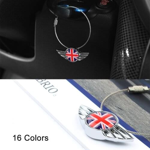 3D Metal Car Keychain Key Ring For Mini Cooper S one JCW Clubman Countryman Paceman R56 R55 R60 R61 F55 F56 F54 F60