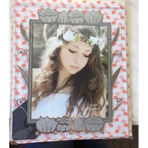 5/6/7/8 Inch Glass Photo Frame Storage Family Wedding Memory Home Picture Crystal Decoration Transparent Creative Europe Frames