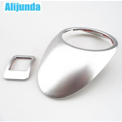 Alijunda 2pcs/set Headlight Switch Trim Cover Sticker Decor Auto Accessories For 10-14 VW Volkswagen Tiguan