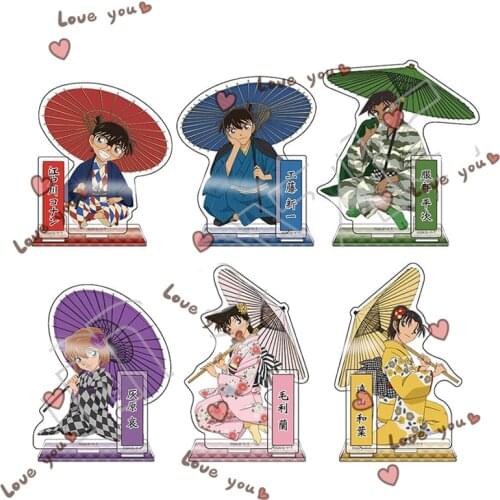 Anime Detective Conan Miyano Shiho Furuya Rei Acrylic Figure Stand Display Model Plate Collection Table Decor Collectible Gifts