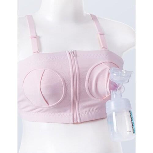 Maternity Bra Breast Pump Special Nursing Bra Hand Free Pregnancy Clothes Underwear Breastfeeding Accessories Pumping Bra