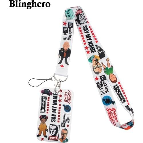 CB417 SAY MY NAME Classic TV Series Lanyard Keychain For Keys Neck Strap ID Card Badge Holder Mobile Phone Hanging Rope Keyring